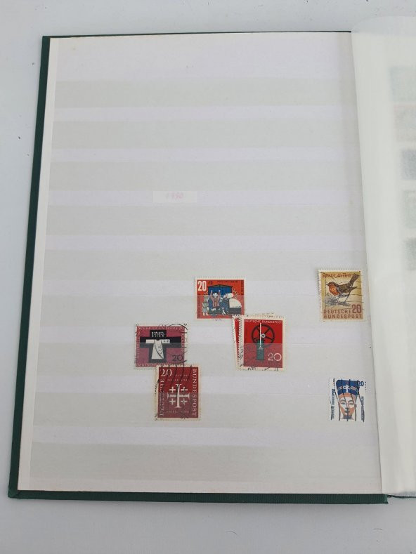 Almanya Pul Koleksiyonu Albümü 990 Adet - Yabancı Pul 007 - Resim 4