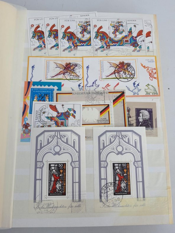 Almanya Pul Koleksiyonu Albümü 1590 Adet - Yabancı Pul 010 - 3