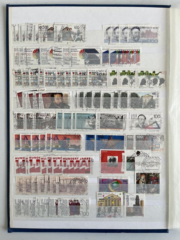 Almanya Pul Koleksiyonu Albümü 1150 Adet - Yabancı Pul 023 - Resim 4