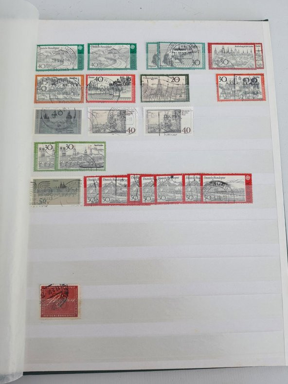 Almanya Pul Koleksiyonu Albümü 990 Adet - Yabancı Pul 007 - Resim 5