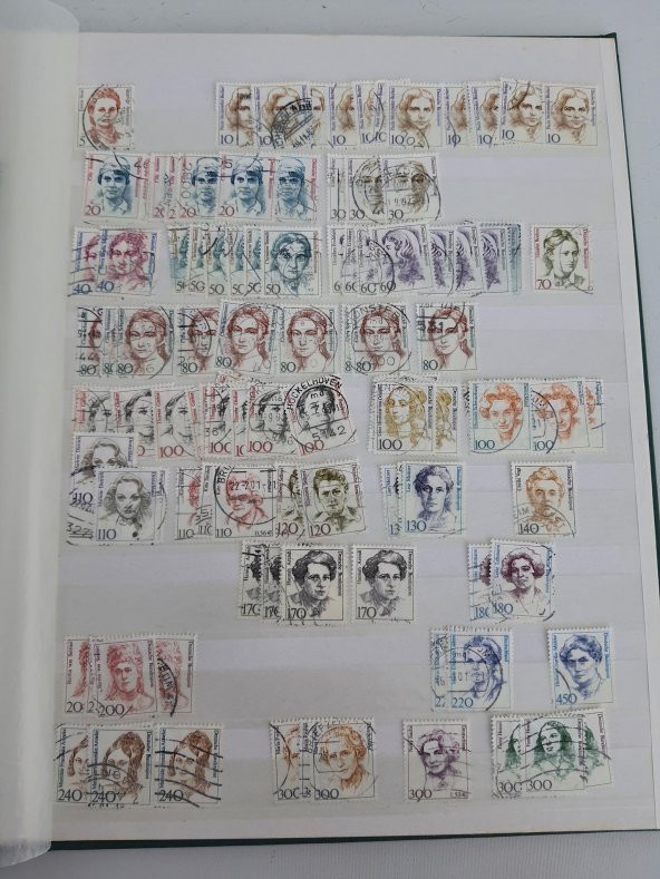 Almanya Pul Koleksiyonu Albümü 990 Adet - Yabancı Pul 007 - Resim 7