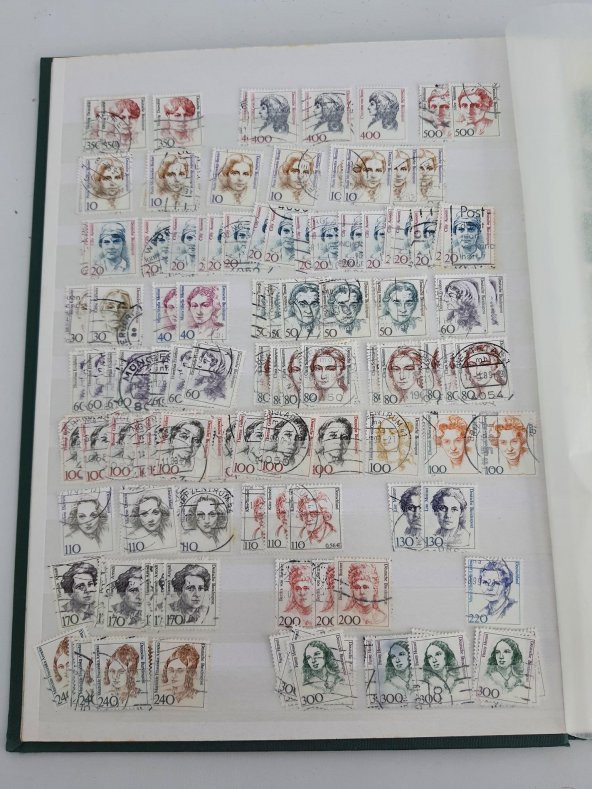 Almanya Pul Koleksiyonu Albümü 990 Adet - Yabancı Pul 007 - Resim 8