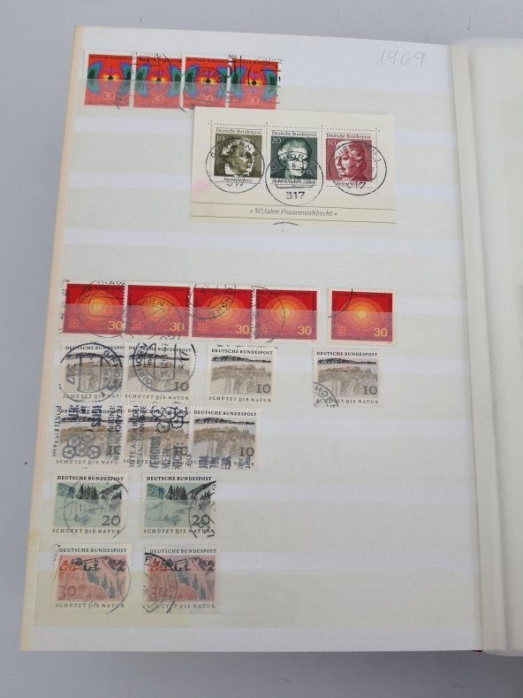 Almanya Pul Koleksiyonu Albümü 1590 Adet - Yabancı Pul 010 - 12