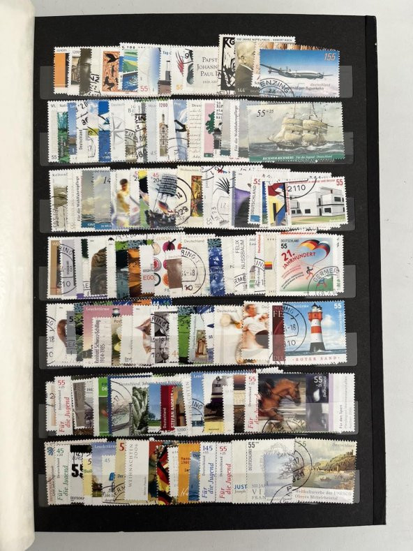 Almanya Pul Koleksiyonu Albümü 4700 Adet - Yabancı Pul 028 - Resim 3