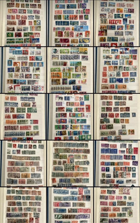 Avrupa Pul Koleksiyonu Albümü 4280 Adet - Yabancı Pul 032 ürün görseli