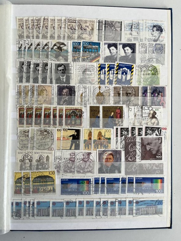 Almanya Pul Koleksiyonu Albümü 1150 Adet - Yabancı Pul 023 - Resim 9