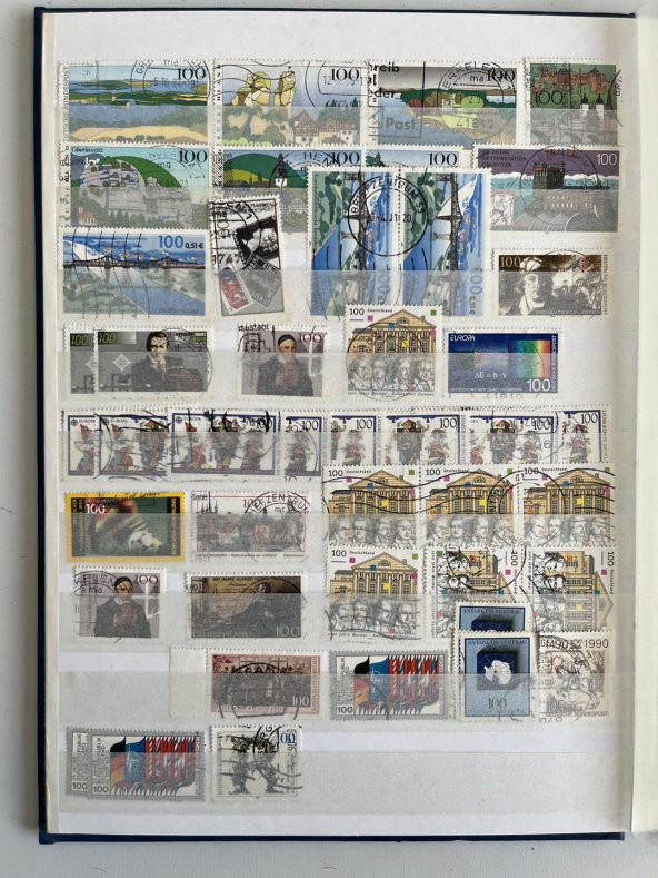 Almanya Pul Koleksiyonu Albümü 1150 Adet - Yabancı Pul 023 - Resim 10