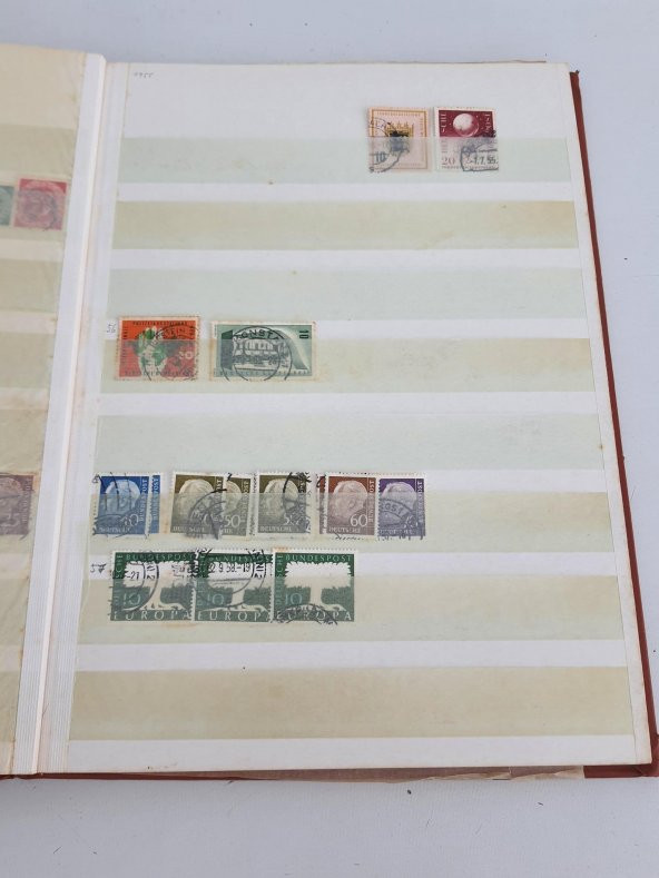 Almanya Pul Koleksiyonu Albümü 630 Adet - Yabancı Pul 031 - Resim 4