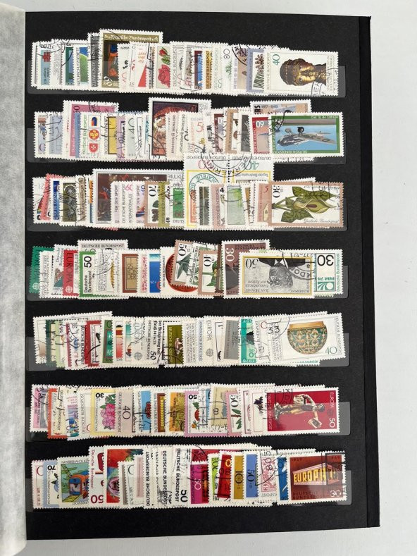 Almanya Pul Koleksiyonu Albümü 4700 Adet - Yabancı Pul 028 - Resim 7