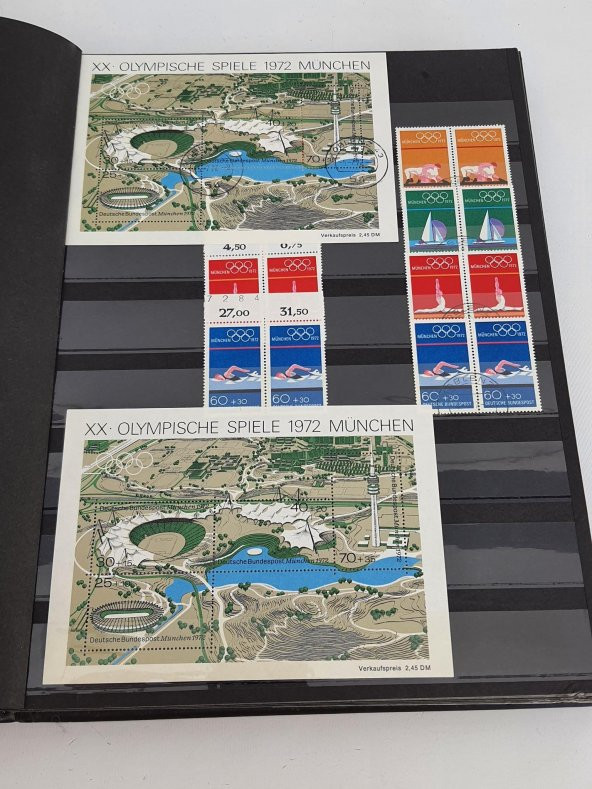 Almanya Pul Koleksiyonu Albümü 530 Adet - Yabancı Pul 033 - Resim 3