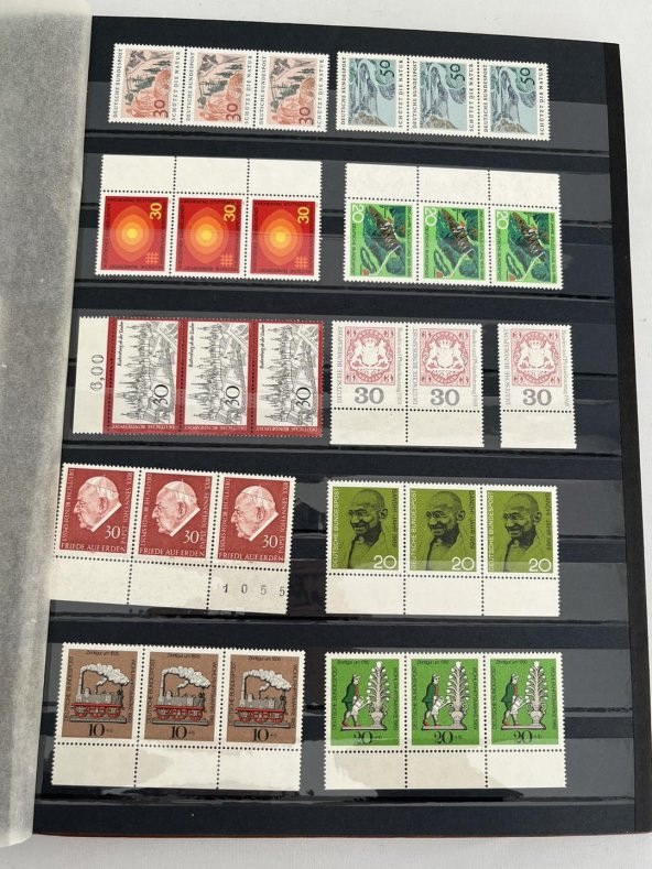 Almanya Pul Koleksiyonu Albümü Damgasız 530 Adet - Yabancı Pul 034 - Resim 9