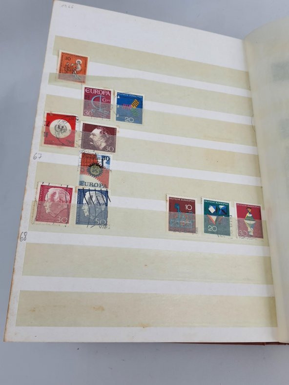 Almanya Pul Koleksiyonu Albümü 630 Adet - Yabancı Pul 031 - Resim 7