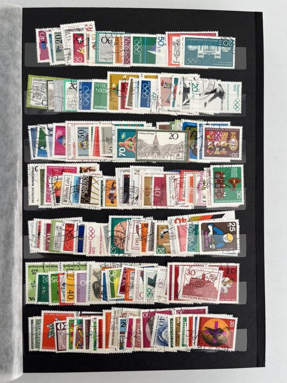Almanya Pul Koleksiyonu Albümü 4700 Adet - Yabancı Pul 028 - Resim 9