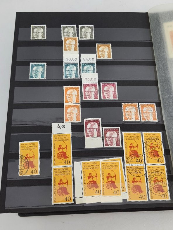 Almanya Pul Koleksiyonu Albümü 530 Adet - Yabancı Pul 033 - Resim 4