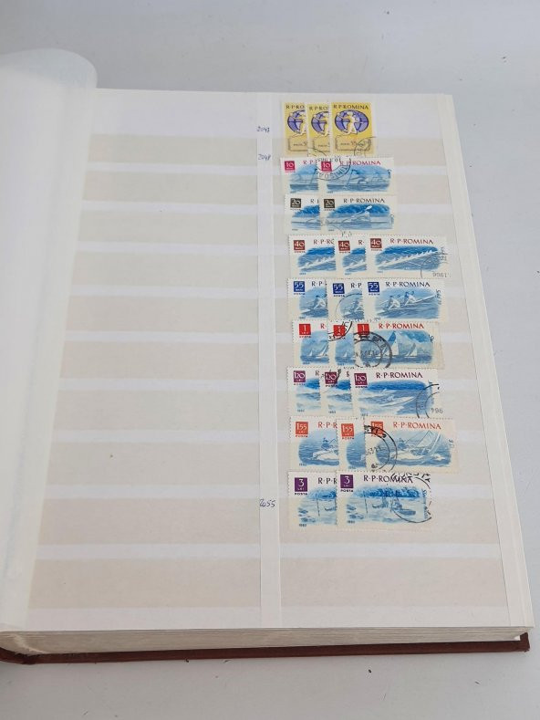 Romanya Pul Koleksiyonu Albümü 1660 Adet - Yabancı Pul 036 - Resim 3