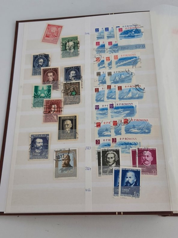 Romanya Pul Koleksiyonu Albümü 1660 Adet - Yabancı Pul 036 - Resim 4