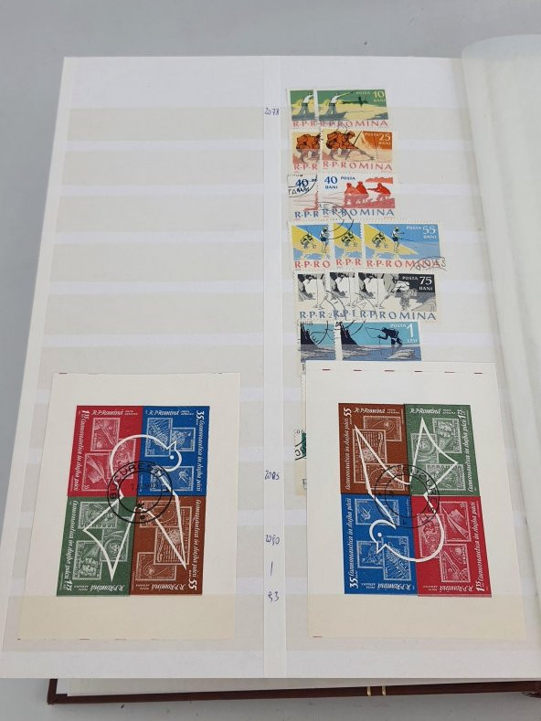 Romanya Pul Koleksiyonu Albümü 1660 Adet - Yabancı Pul 036 - Resim 6
