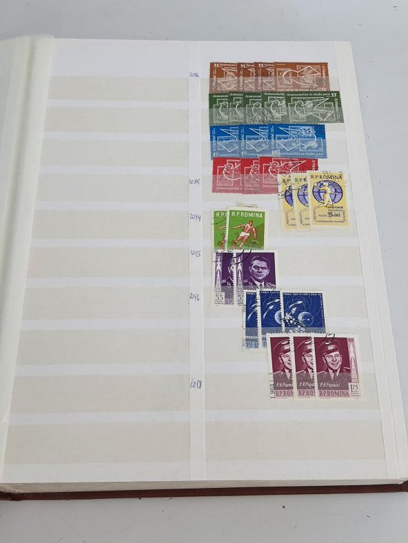 Romanya Pul Koleksiyonu Albümü 1660 Adet - Yabancı Pul 036 - Resim 7