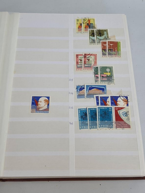 Romanya Pul Koleksiyonu Albümü 1660 Adet - Yabancı Pul 036 - Resim 9