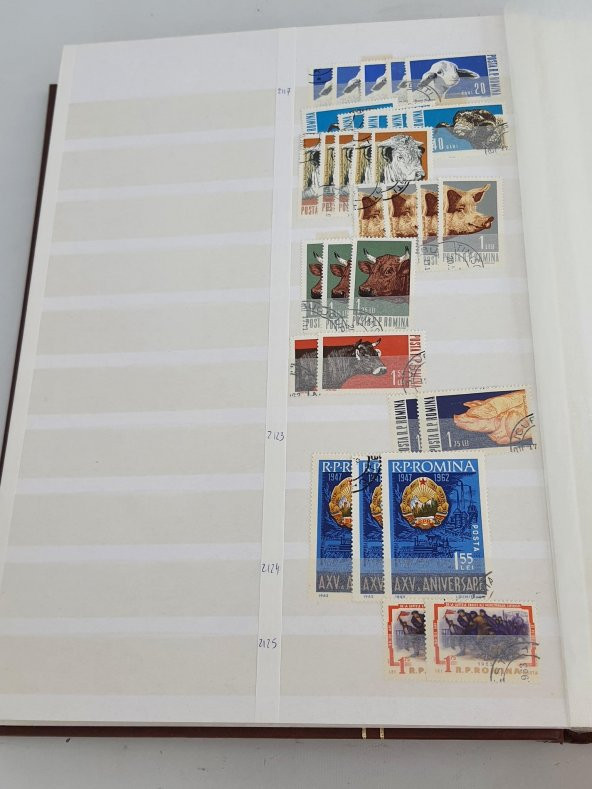 Romanya Pul Koleksiyonu Albümü 1660 Adet - Yabancı Pul 036 - Resim 10