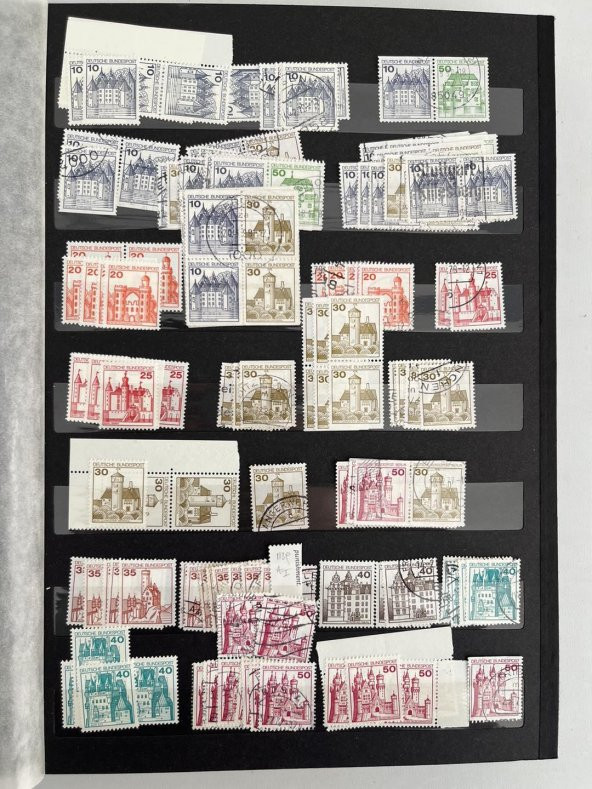 Almanya Pul Koleksiyonu Albümü 4700 Adet - Yabancı Pul 028 - Resim 11