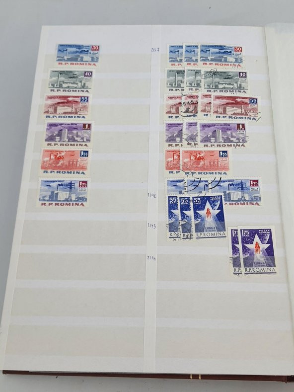 Romanya Pul Koleksiyonu Albümü 1660 Adet - Yabancı Pul 036 - Resim 12