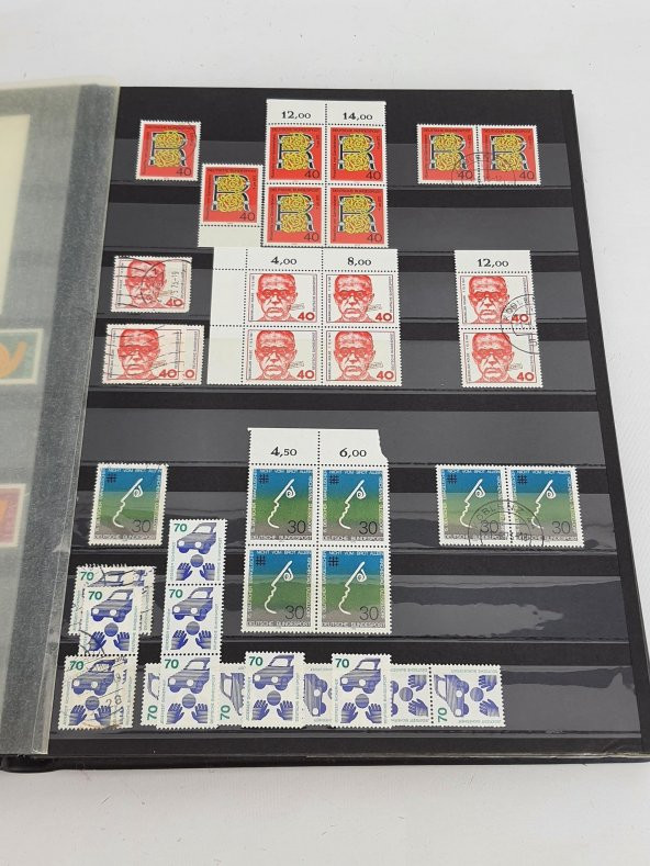 Almanya Pul Koleksiyonu Albümü 530 Adet - Yabancı Pul 033 - Resim 11