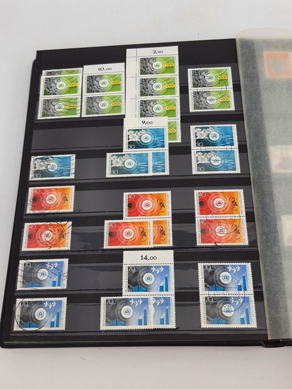 Almanya Pul Koleksiyonu Albümü 530 Adet - Yabancı Pul 033 - Resim 12