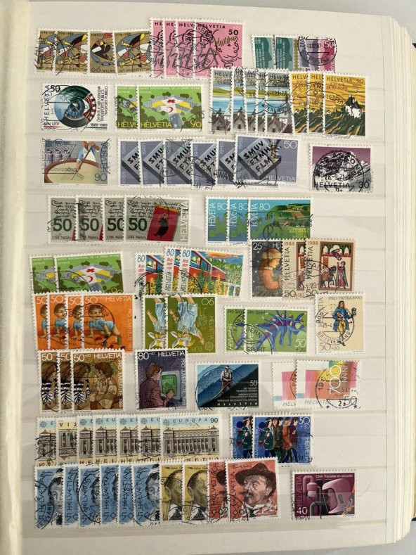 Avrupa Pul Koleksiyonu Albümü 4280 Adet - Yabancı Pul 032 - Resim 11