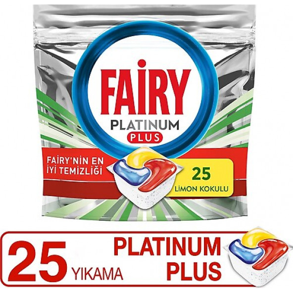 Fairy Platinum Plus 25'li Bulaşık Makinesi Tableti