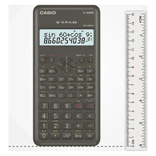 Casio FX-82MS 2. Versiyon 240 Fonksiyon Bilimsel Hesap Makinesi - 2