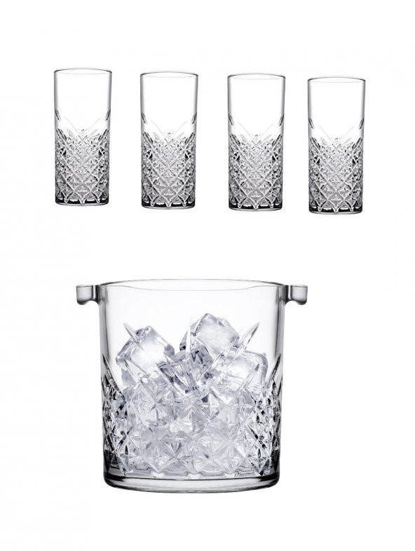 Paşabahçe timeless rakı bardak - buz kovalı rakı bardağı seti 6 prç. - Resim 2