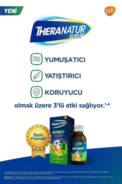 Theranatur Bitkisel Şurup 128 gr - Resim 7