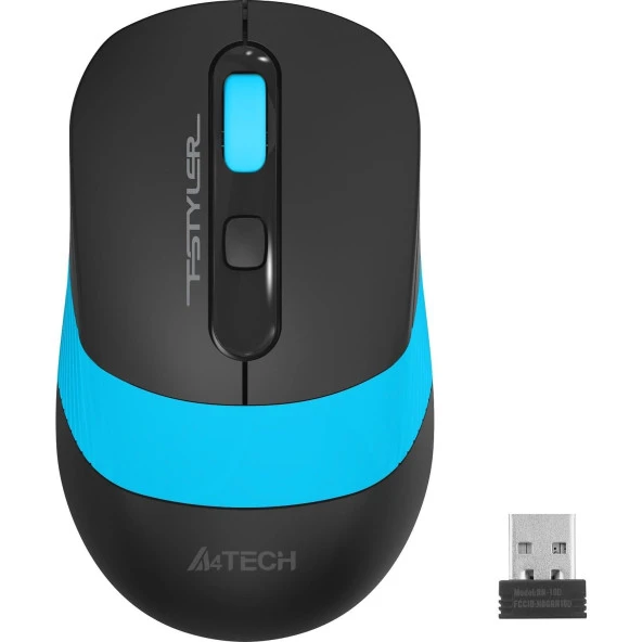 A4 Tech Mavi Nano Kablosuz Optik 2000 Dpi Mouse Mavi - Siyah ürün görseli