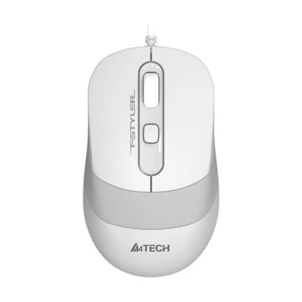 A4 Tech Usb Fstyler Beyaz Optik 1600 Dpi Kablolu Mouse - Resim 3