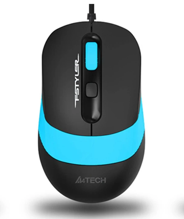 A4 Tech Usb Fstyler Mavi Optik 1600 Dpi Kablolu Mouse