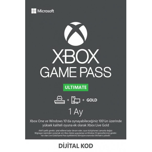 Microsoft Xbox Game Pass Ultimate /Global Key /1 Ay