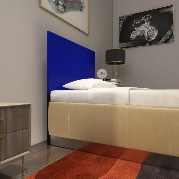 Kenzlife yatak baza başlığı ziba 090 cm genişlik mvi tek kişilik başlık 100 cm yükseklik