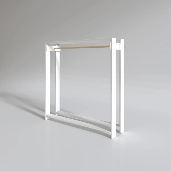 Kenzlife giysi dolabı maksut 135*100*40 byz askılık ayakkabılık - 3