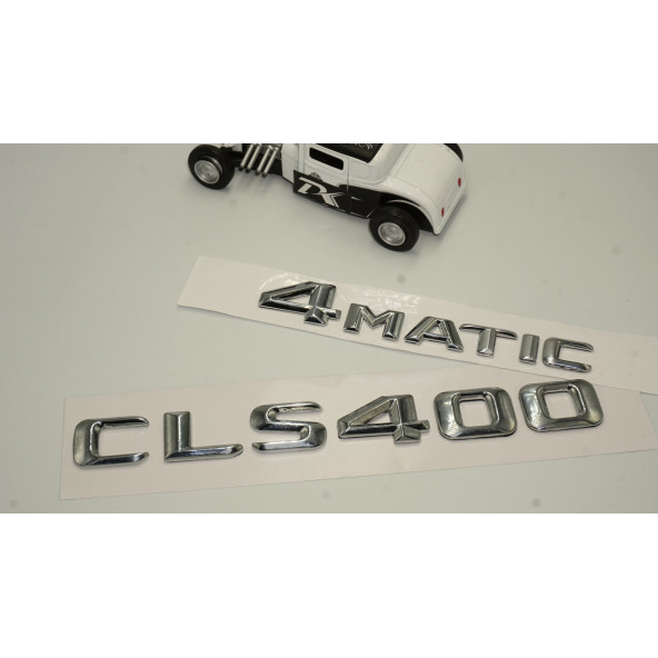Benz CLS 400 4Matic Bagaj Krom Metal 3M 3D Yazı Logo - Resim 2