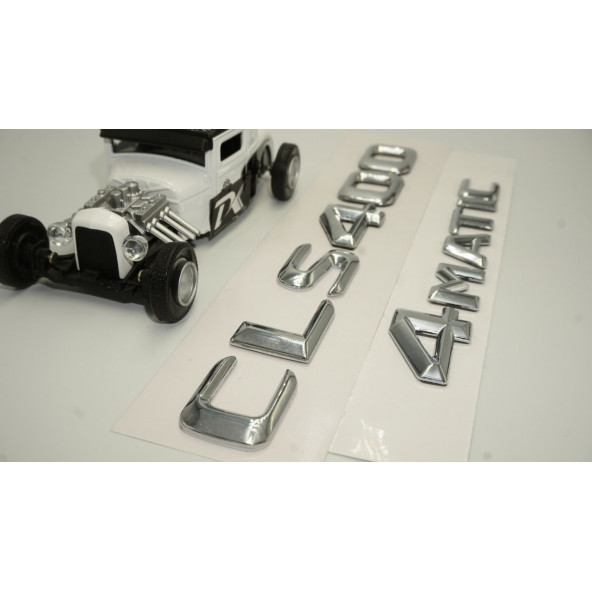 Benz CLS 400 4Matic Bagaj Krom Metal 3M 3D Yazı Logo - Resim 4