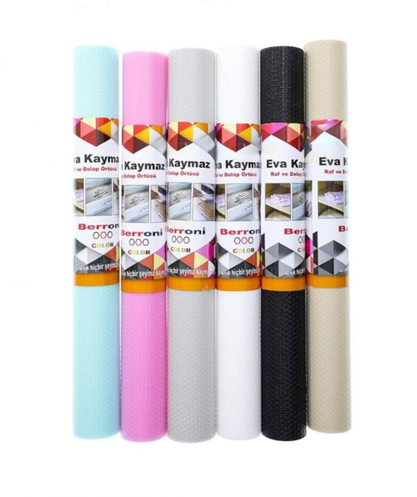 Kaydırmaz raf örtüsü - krem dolap içi kaymaz örtü raflık 45cm*X5 mt.