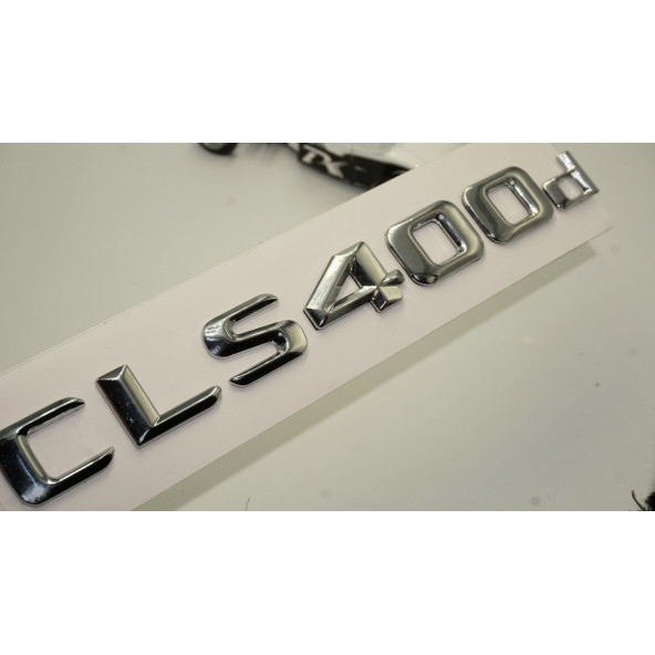 Benz CLS 400d Bagaj Krom Metal 3M 3D Yazı Logo
