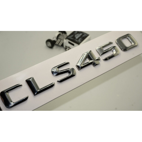 Benz CLS 450 Bagaj Krom Metal 3M 3D Yazı Logo