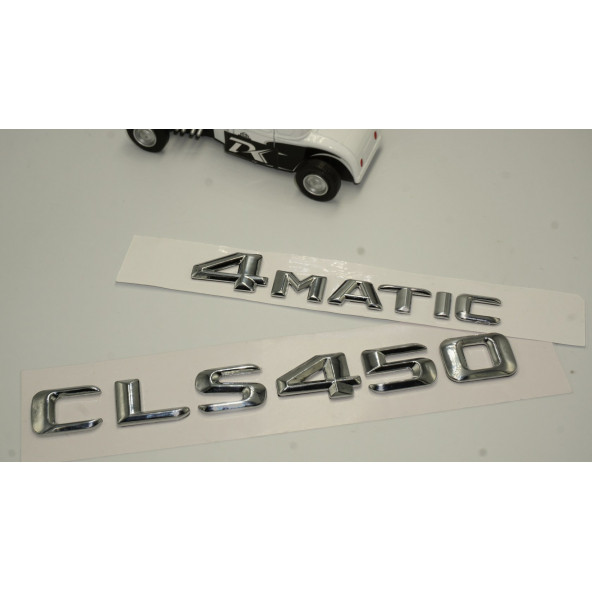 Benz CLS 450 4Matic Bagaj Krom Metal 3M 3D Yazı Logo - Resim 2