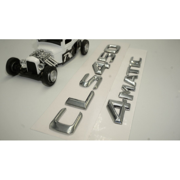 Benz CLS 450 4Matic Bagaj Krom Metal 3M 3D Yazı Logo - Resim 4