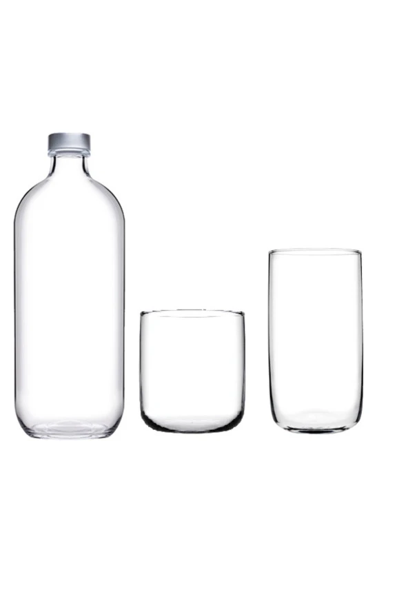 Paşabahçe iconic su bardak su meşrubat bardağı seti su şişeli 13 prç. ürün görseli 1