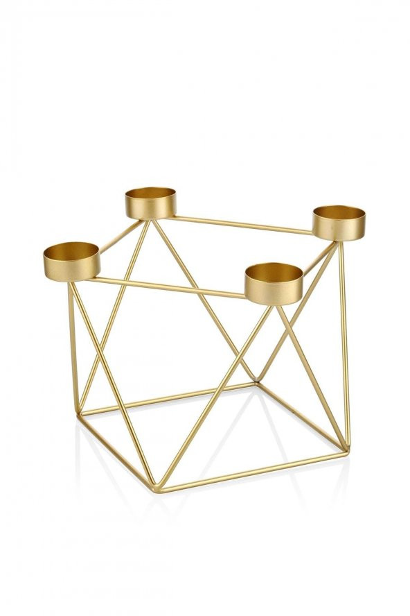 The mia tealight mumluk - dekoratif metal aksesuar mumluk dkr0245 - 2