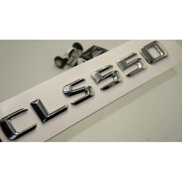 Benz CLS 550 Bagaj Krom Metal 3M 3D Yazı Logo