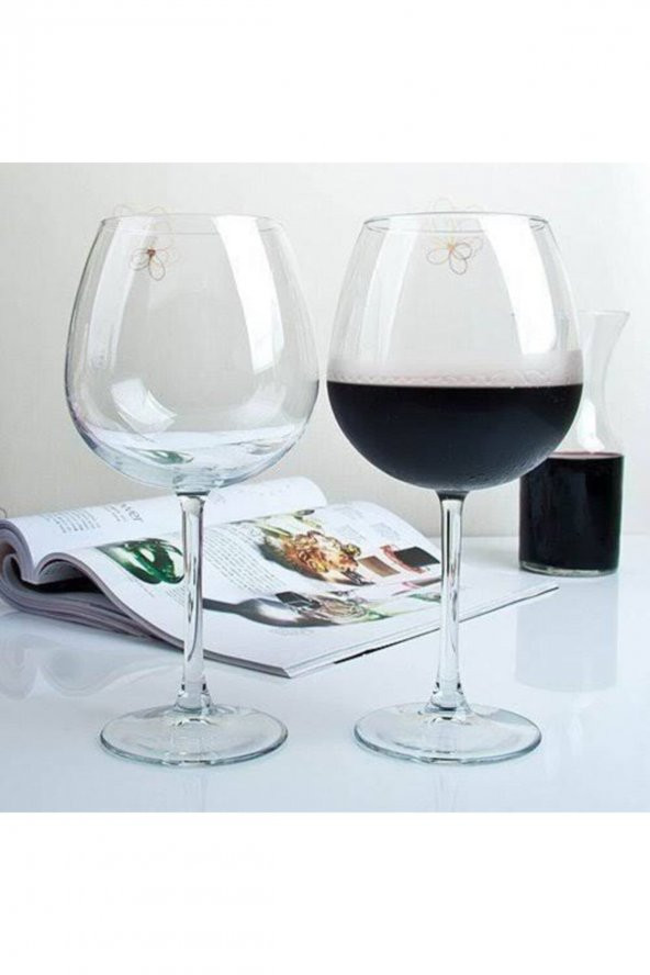 Paşabahçe 44248 enoteca ayaklı bardak kadeh - 6 lı ayaklı bardak - Resim 2